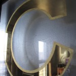 SAMPLE 4; mirror finish inside with matt gilded border, both in 23 Karat Gold