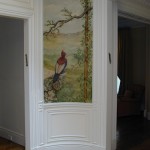 bird mural on canvas 2
